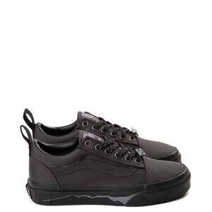 Vans Kids Old Skool Deathly Hallows Skate Shoes Black 3.5